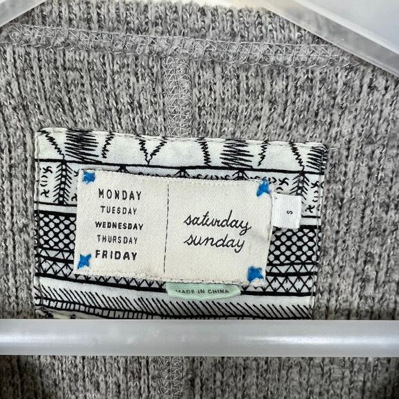 Anthropologie Saturday Sunday Whimbrel Cape Poncho Size Small - Picture 8 of 11